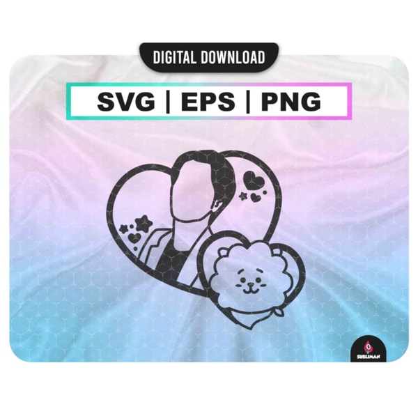 Jin, RJ BT21 svg , kim seokjin bts Kpop Star PNG , BTS membe | Inspire ...