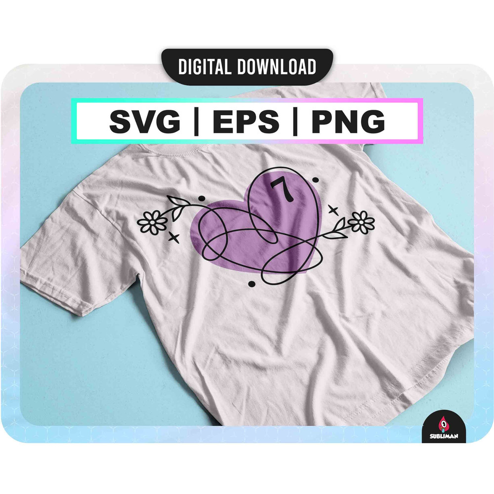 Love yourself BTS Svg Kpop Star BTS PNG Bts Printable Decal Vector files for Cricut - 3.jpg