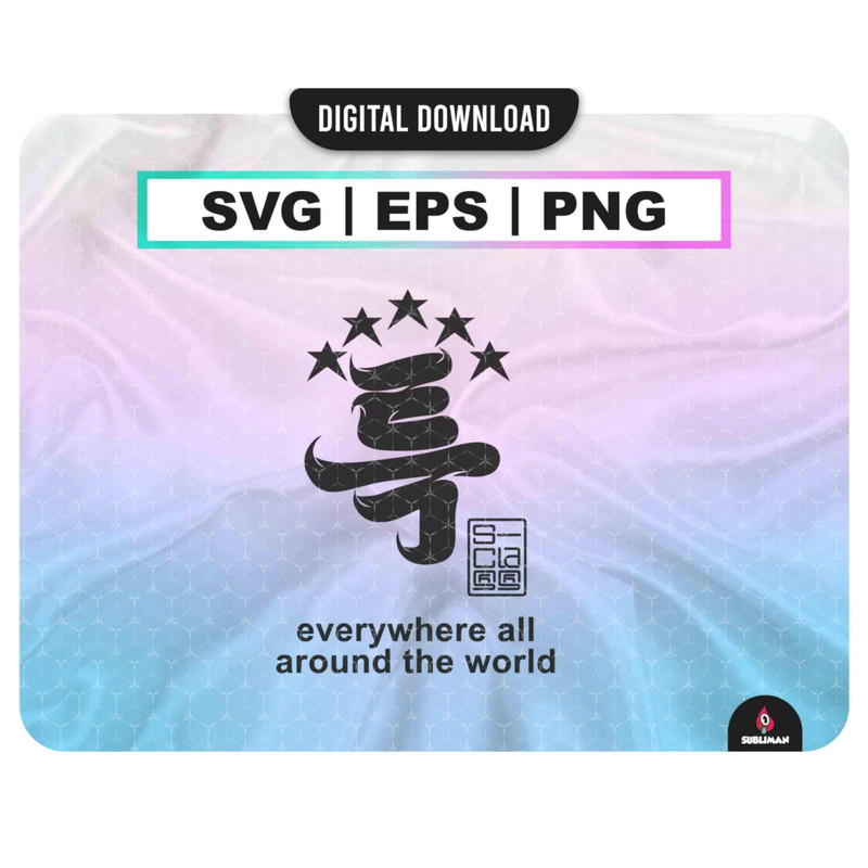 stray kids 5 star SVG stray kids kpop PNG stay EPS Kpop Star svg archivos vectoriales para Cricut - 1.jpg