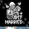 Just Married Halloween Skeleton Bride And Groom Wedding png.jpg