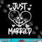 Just Married Halloween Skeleton Bride And Groom Wedding png, sublimation copy.jpg