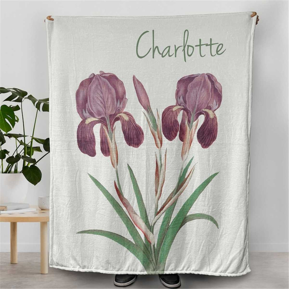 MR-2572023143710-purple-orchids-blanket-fleece-blanket-with-custom-name-image-1.jpg