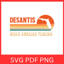 vintage make america florida svg
