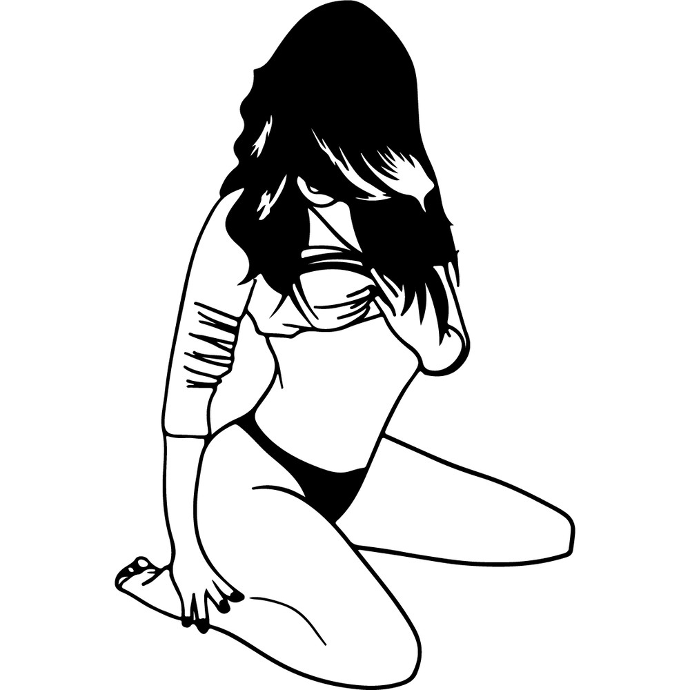 sexy girl sitting.png