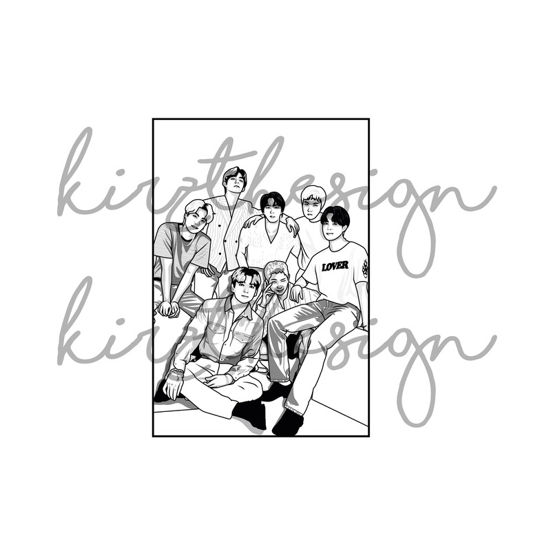 BTS Svg, Png, Ai Digital Download cut file template for Cricut silhouette vector - 4.jpg