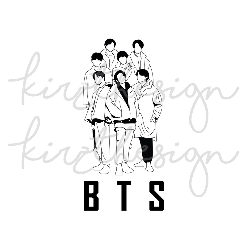 BTS F!LA  Svg, Png, Ai  Digital Download cut file template for Cricut silhouette vector - 3.jpg