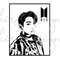 BTS Jungkook (JK) Stencil Svg, Png, Ai Digital Download cut file template for Cricut silhouette vector - 2.jpg
