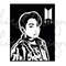 BTS Jungkook (JK) Stencil Svg, Png, Ai Digital Download cut file template for Cricut silhouette vector - 3.jpg
