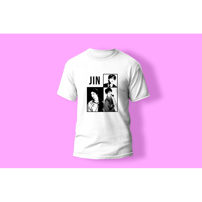 BTS Jin Stencil Svg, Png, Ai Digital Download cut file template for Cricut silhouette vector - 8.jpg