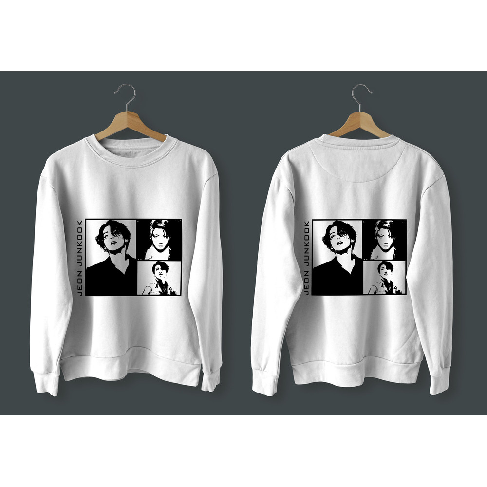 BTS Jungkook Stencil Svg, Png, Ai Digital Download cut file template for Cricut silhouette vector - 7.jpg