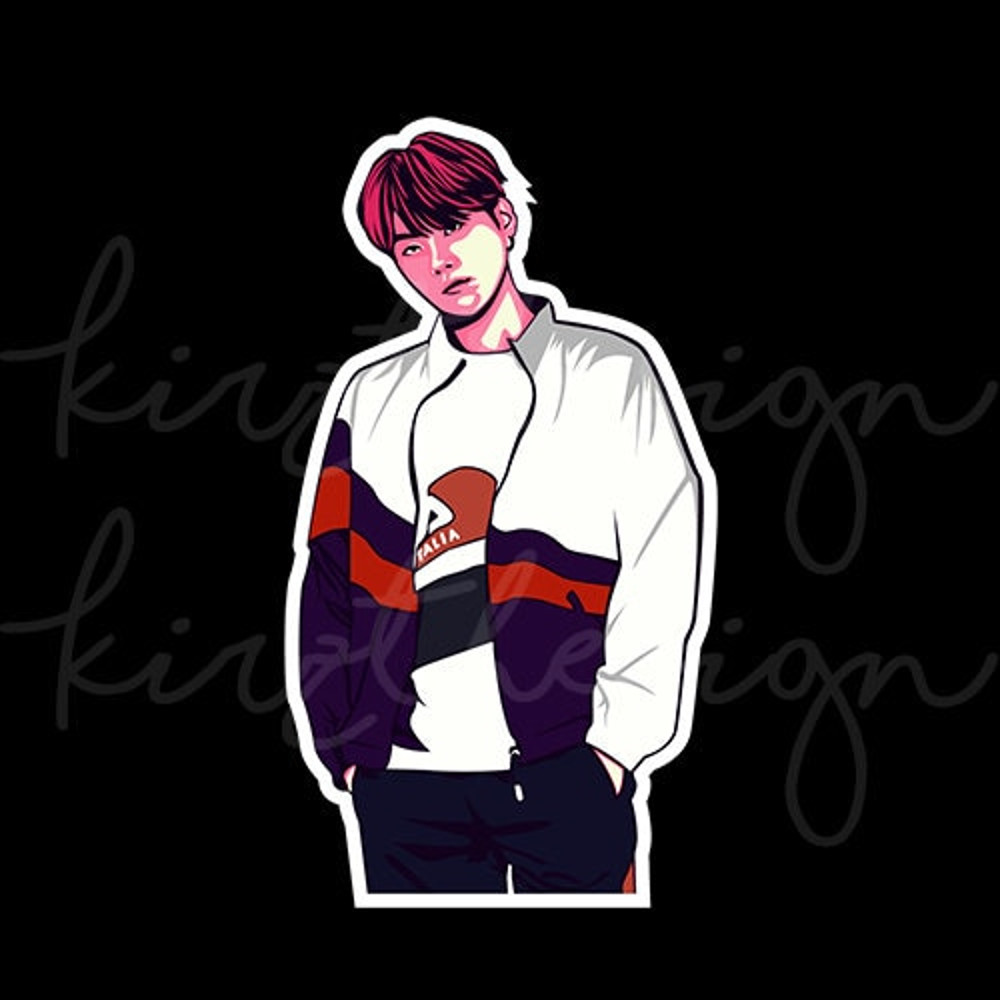 BTS Suga Svg, Png, Ai Digital Download Vector for Poster PrintWall Decor - 2.jpg