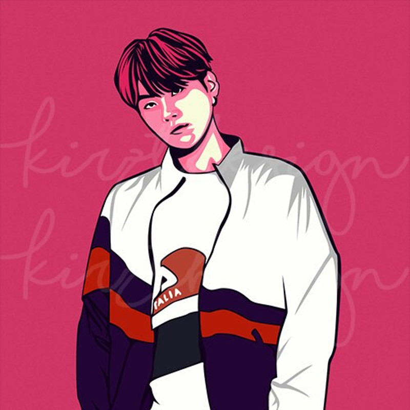 BTS Suga Svg, Png, Ai Digital Download Vector for Poster PrintWall Decor - 3.jpg