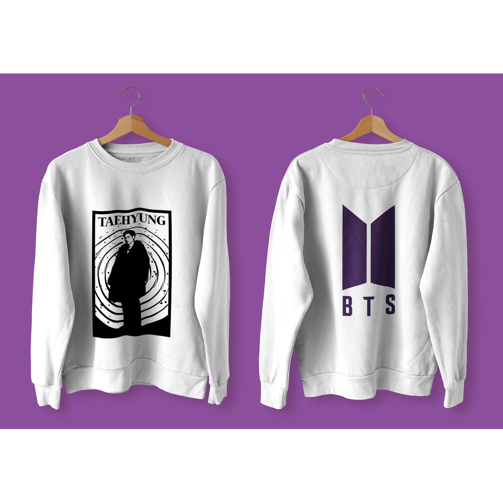 BTS V (Taehyung) PROOF Stencil Svg, Png, Ai Digital Download cut file template for Cricut silhouette vector - 2.jpg