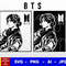 BTS V (Taehyung) Stencil Svg, Png, Ai Digital Download cut file template for Cricut silhouette vector - 1.jpg