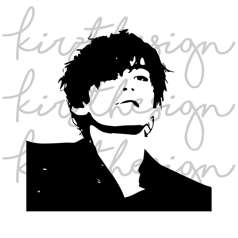 BTS V Stencil Svg, Png, Ai Digital Download cut file template for Cricut silhouette vector - 3.jpg