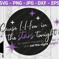 bts dynamite lyrics svg - bts cut file - bangtan - instant download, digital file, png, eps, dxf