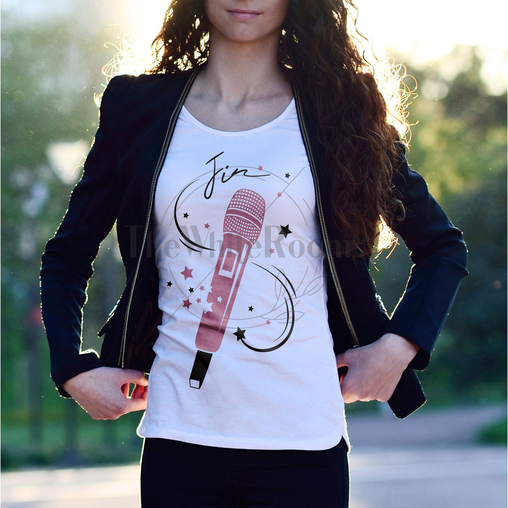 BTS Jin SVG - BTS cut file - Bts microphone - Bangtan - Instant download, digital file, png, eps, dxf - 3.jpg