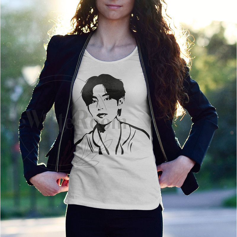 BTS V Taehyung SVG - BTS cut file - Bangtan, Instant download, digital file, png, eps, dxf - 4.jpg