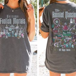 two- sided haunted mansion comfort colors shirt, the haunted mansion