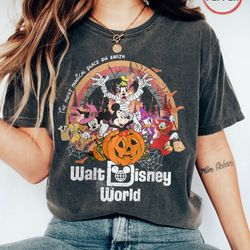 vintage walt disney world halloween comfort colors shirt disneyworld