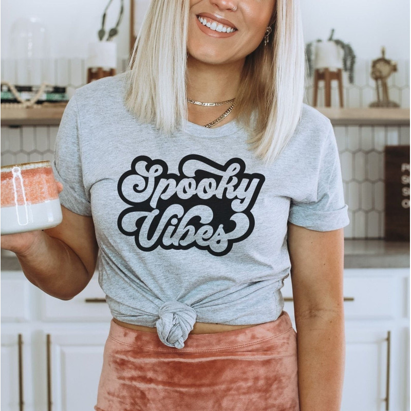 Retro Halloween Sweatshirt, Vintage Halloween Shirt, Spooky Vibes, Spooky Season - 2.jpg