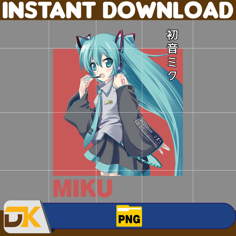 Miku Hatsune Png, Anime Png, Japanese Png, Anime Silhouette Png, Anime Character, Anime Vector Files (5).jpg