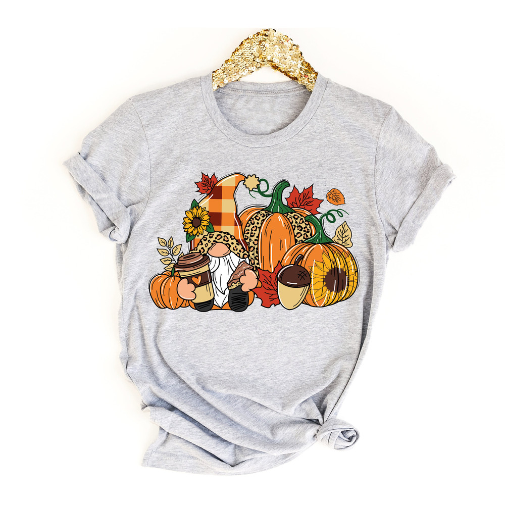 Thanksgiving Gnome Shirt, Happy Thanksgiving Sweatshirt, Womens Fall Apparel Plus Size, Friendsgiving Shirt, Happy Turkey Day Crewneck - 3.jpg