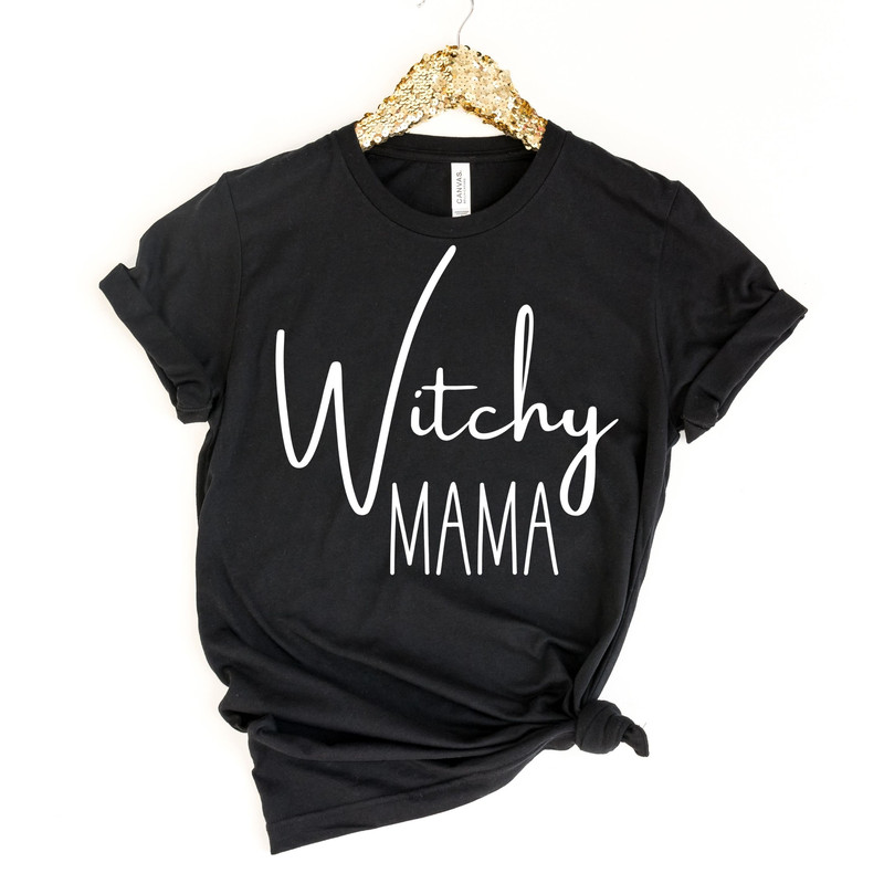 Witchy Mama Halloween Sweatshirt, Witchy Mama Shirt, Halloween Shirts for Moms, Halloween Tshirts for Women, Halloween Crewneck Sweatshirts - 2.jpg