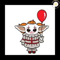 it clown svg, it clown halloween, halloween png, halloween vector, halloween svg, ghost svg, it clown ghost