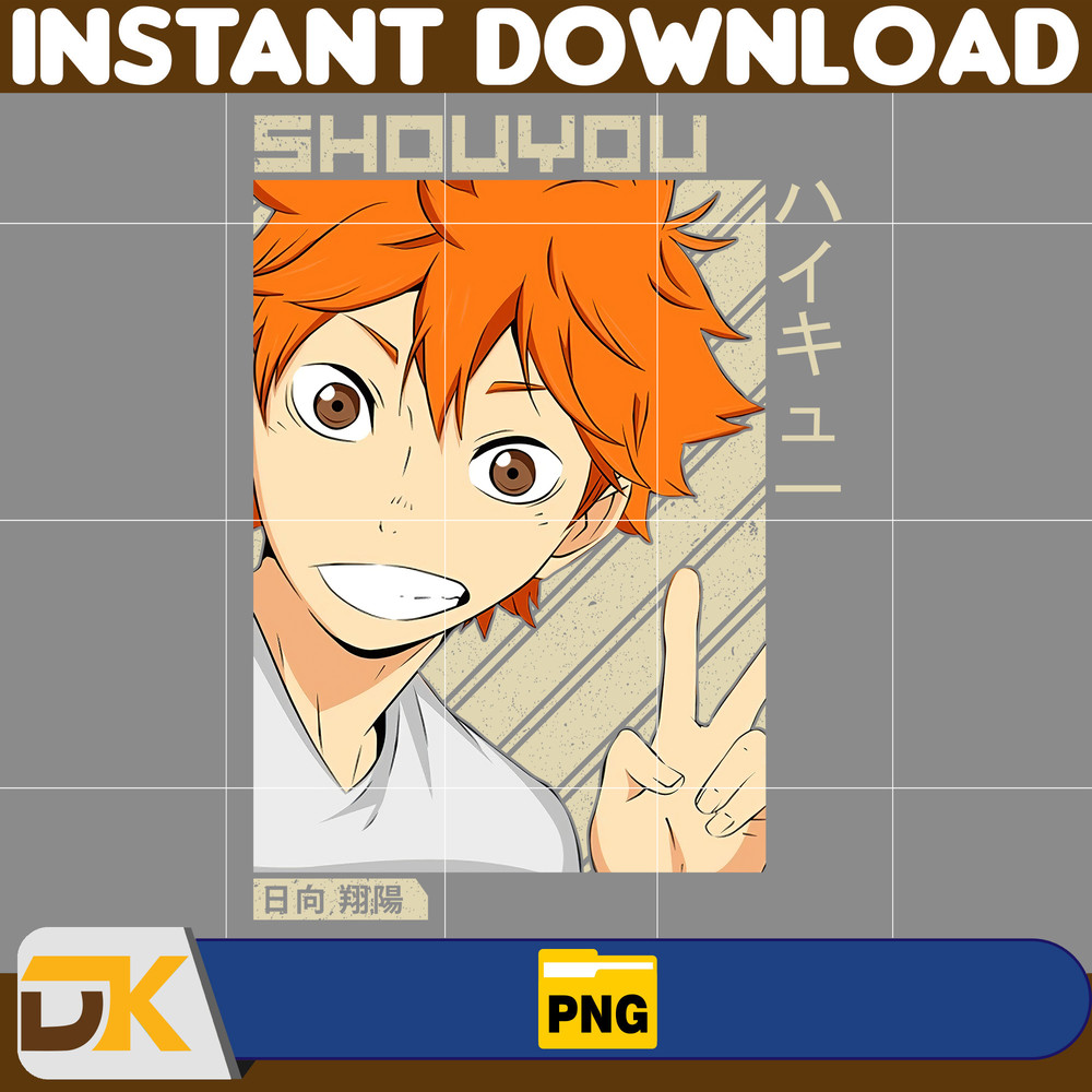 Shouyou Hinata Png, Anime Png, Japanese Png, Anime Silhouette Png, Anime Character, Anime Vector Files (42).jpg