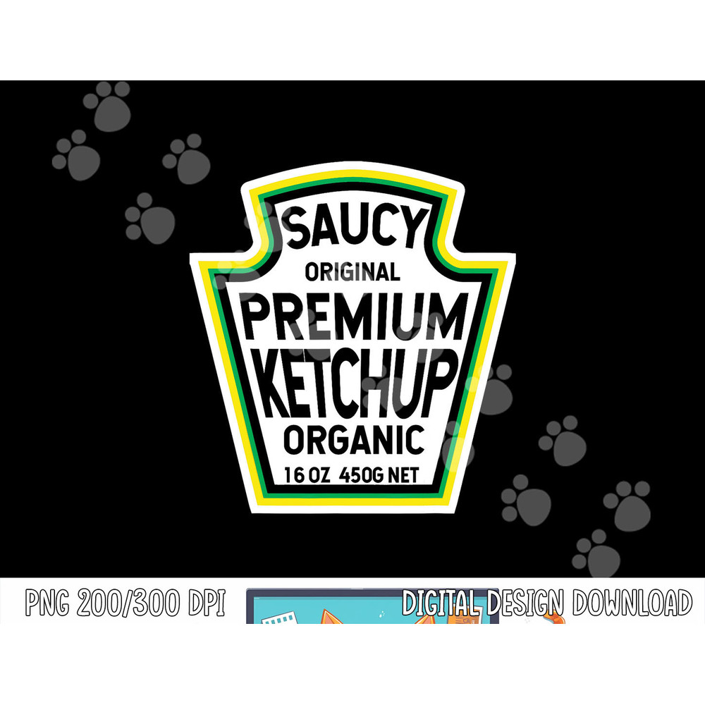 Ketchup Easy Halloween Costume Matching Group Couples png, sublimation copy.jpg