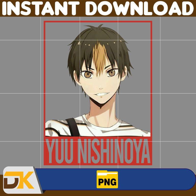 Yuu Nishinoya Png, Anime Png, Japanese Png, Anime Silhouette Png, Anime Character, Anime Vector Files (6).jpg