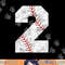 Kids 2nd Birthday Baseball Big Number Two 2 Year Old Boy Girl png,sublimation.jpg