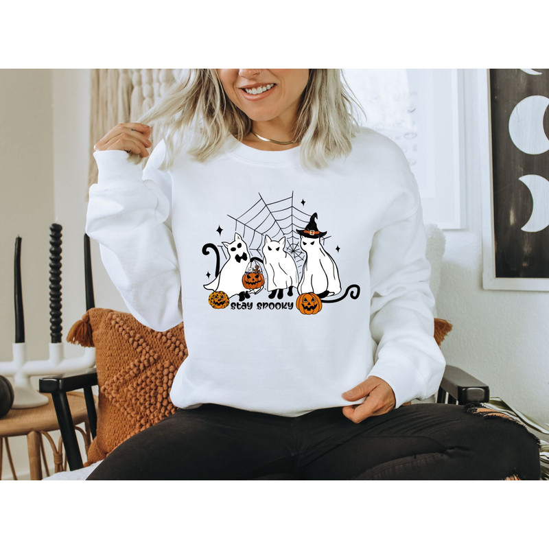Cat Stay SpookySweatshirt, Black Cat Shirt, Fall Sweatshirt, Halloween Cat Shirt, Halloween Sweater,HalloweenCrewneck,CatLover Shirt,FallPng - 2.jpg