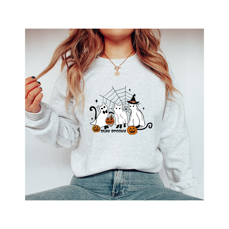 Cat Stay SpookySweatshirt, Black Cat Shirt, Fall Sweatshirt, Halloween Cat Shirt, Halloween Sweater,HalloweenCrewneck,CatLover Shirt,FallPng - 3.jpg