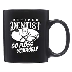 retired dentist mug, retired dentist gift, retirement gift, dentist mug, gift for dentist, retirement mug, retiring doct