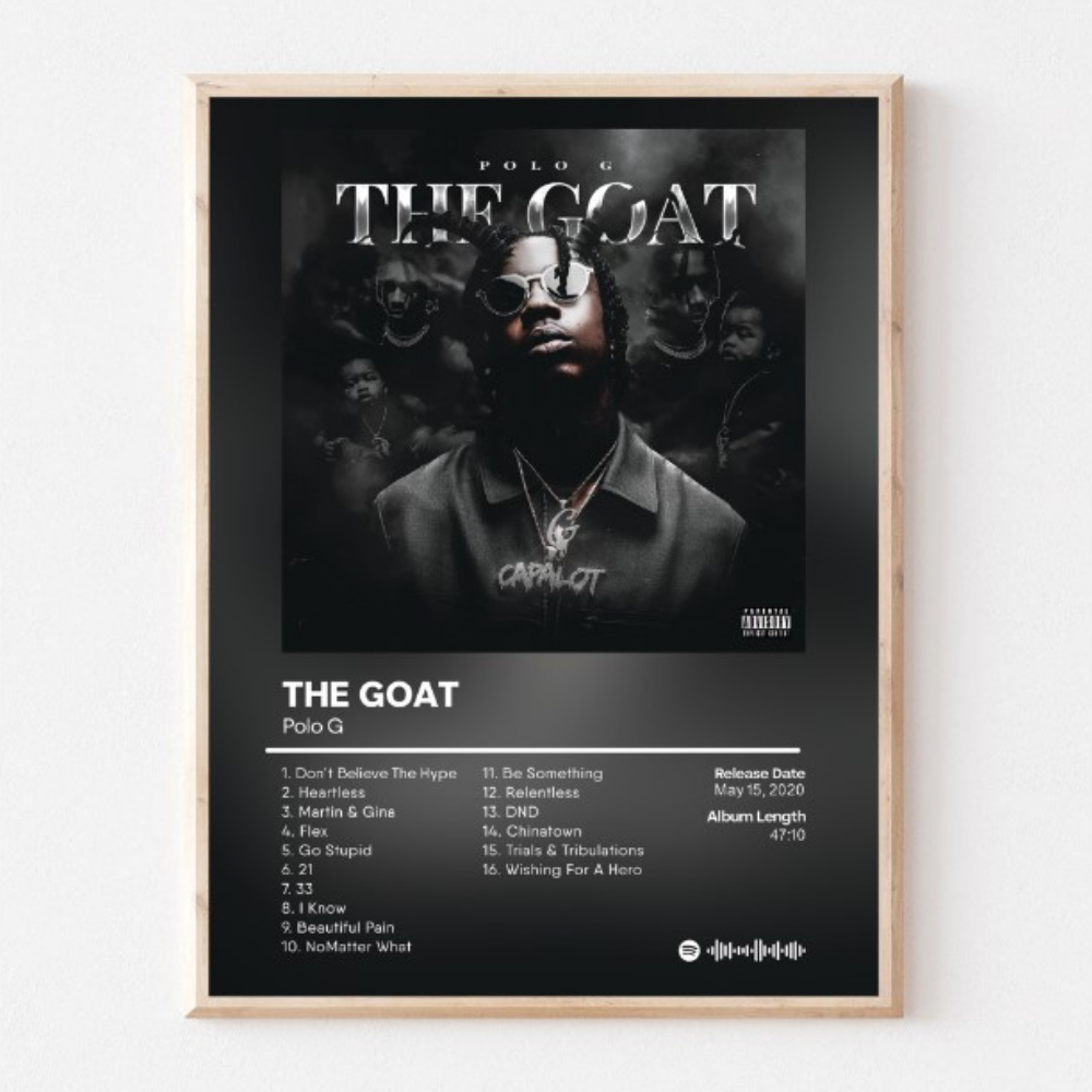 Polo G - The Goat - Album Print - Polo G Poster.png
