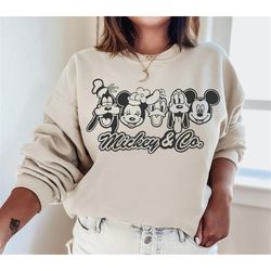 mickey and co svg | retro mickey and friends svg | mickey png | sublimation design | circuit cut file | printable design