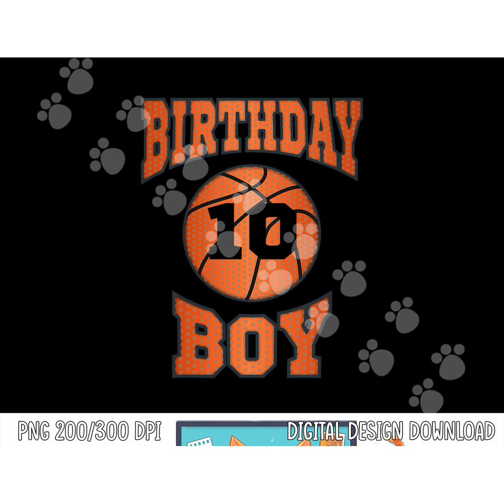 Kids 10th 10 ten years old happy birthday boy basketball t shirt copy.jpg