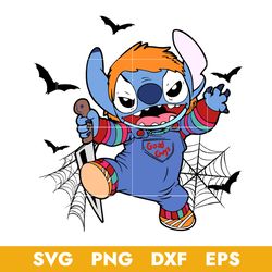 stitch michael myers svg, michael myers svg, stitch halloween svg, png dxf eps digital file