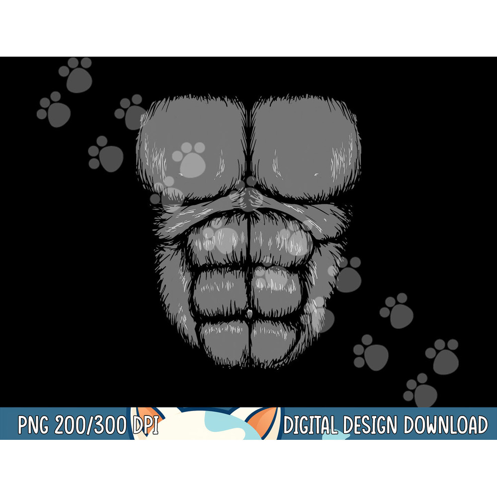 Kids Halloween Gorilla Monkey Costume Money png, sublimation copy.jpg