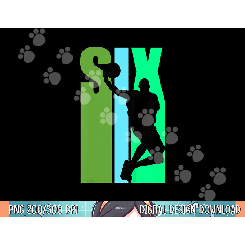 Kids Retro Boys Basketball Birthday 6th Birthday Ball 6 Youth png, sublimation.jpg