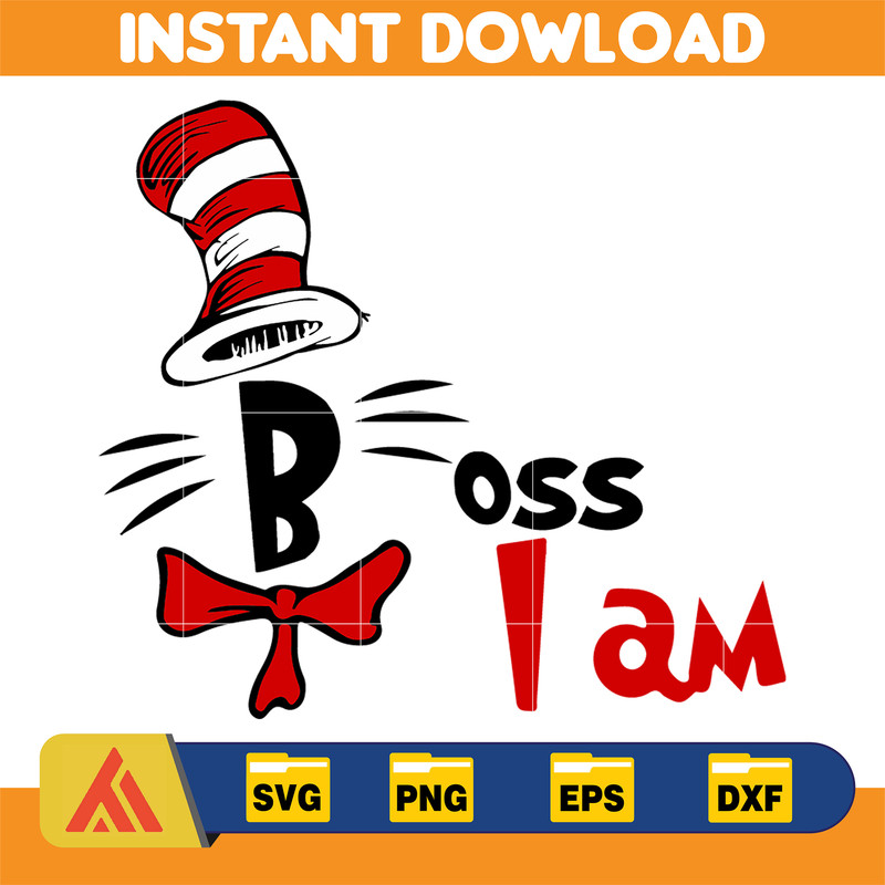 Dr.Suess Svg, Dxf, Png, Dr.Suess book Png, Dr. Suess Png, Sublimation, Cat in the Hat cricut, Instant Download (23).jpg
