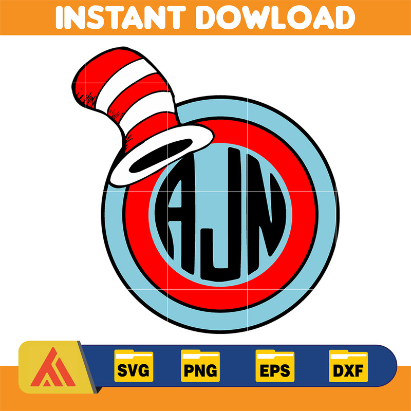 Dr.Suess Svg, Dxf, Png, Dr.Suess book Png, Dr. Suess Png, Sublimation, Cat in the Hat cricut, Instant Download (28).jpg