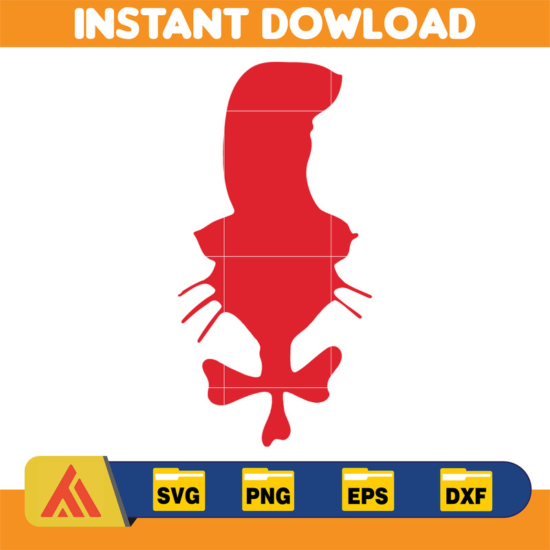 Dr.Suess Svg, Dxf, Png, Dr.Suess book Png, Dr. Suess Png, Sublimation, Cat in the Hat cricut, Instant Download (37).jpg