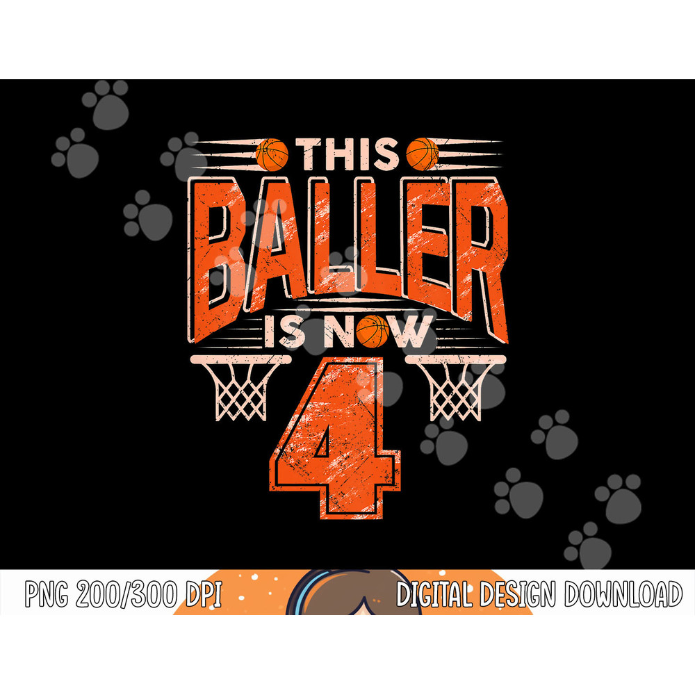 Kids This Baller is Now 4 yo Boys Girls Basketball 4th Bday png, sublimation copy.jpg