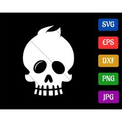 Skull | svg - eps - dxf - png - jpg | Cricut Explore | Silhouette Cameo | High-Quality Vector Cut file for Cricut