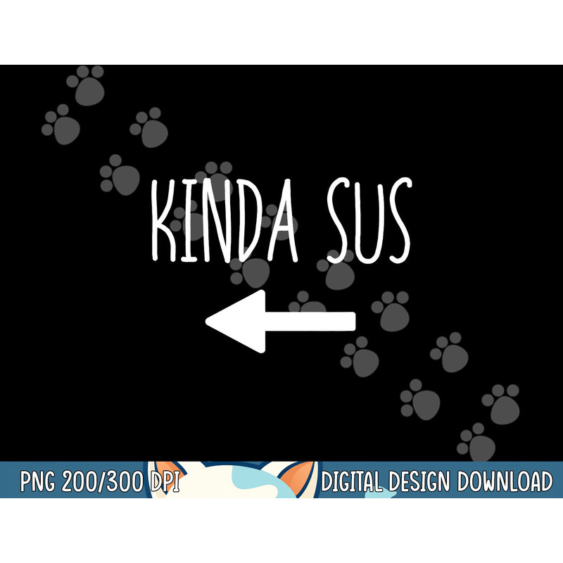 Kinda Sus Arrow Gaming Meme Matching Halloween Costume Funny png, sublimation copy.jpg