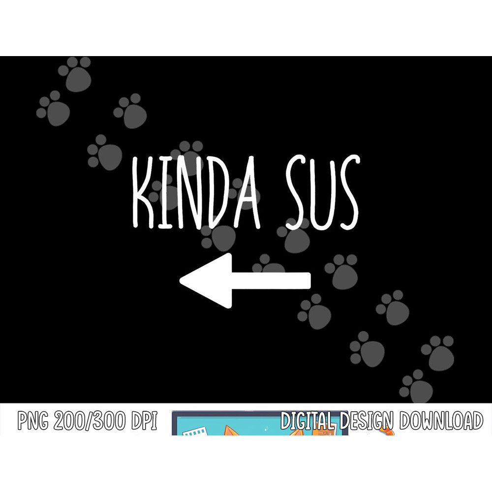 Kinda Sus Arrow Gaming Meme Matching Halloween Costume Funny png, sublimation copy.jpg