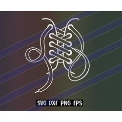 shoe laces svg dxf png eps instant download silhouette cameo cricut